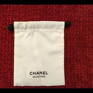 Chanel satin skin care bag